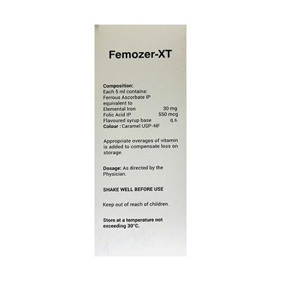 FEMOZER XT Syrup 150ml - Anaemia-VMA