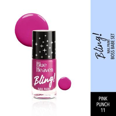 Blue Heaven Heaven Bling Nail Polish Combo, Pastel Shades (Pack Of 6) Long Lasting Chip Resistant, 48ml - Nail Polish