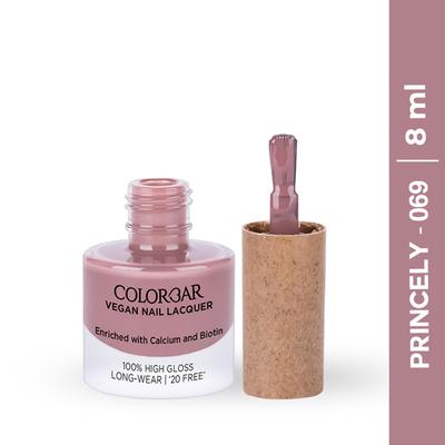 Colorbar Vegan Nail Lacquer-Princely-069 8 ml - Nail Polish