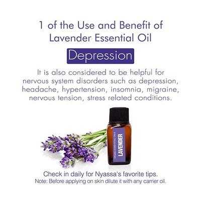 Nyassa Lavender Essential Oil 100% Pure & Natural 10 ml - Essential Oils