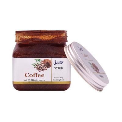 Jeva Coffee Face and Body Exfoliating Gel Scrub 380 ml - Scrubs & Exfoliants