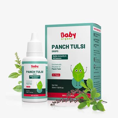 BabyOrgano Panch Tulsi Drops (2+ Years) 30 ml - Feeding & Nursing