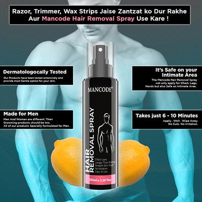 Mancode Hair Removal Spray 100 ml - Shaving Foams