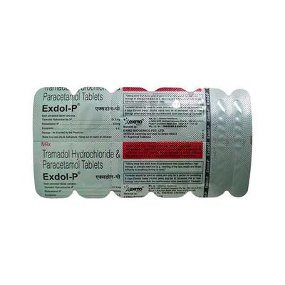 EXDOL P Tablet 10's - Pain relief-Ana