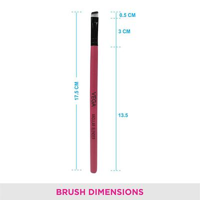Vega Angular Blender Brush (MBP - 08) Color - Pink 1's - Blush Brush