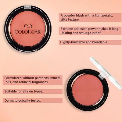 Colorbar Cheekillusion Blush New Rosey Peach-013 4 gm - Blushes