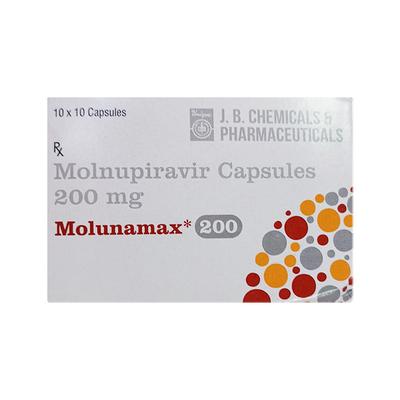 MOLUNAMAX 200 Capsule 10's - Viral infections-Ant