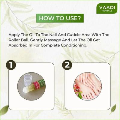 Vaadi Herbals Nail & Cuticle Oil 10 ml - Manicure & Pedicure Kits