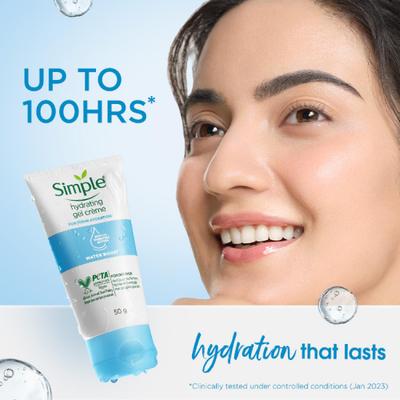 Simple Water Boost Hydratinggel Creme 50 gm - Face Moisturizers