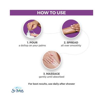 St. Ives Revitalizing Acai Blueberry & Chia Seed Body Lotion 100% Natural Moisturizers 400 ml - Lotions & Creams