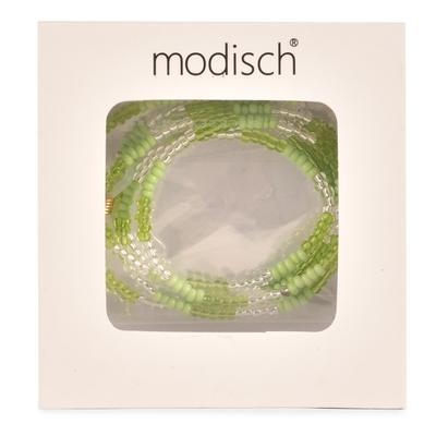 Modisch Green And Transparent Green Round Beads Sunglasses Chain (JC-14Gw) 1's - Wearables Sunglasses