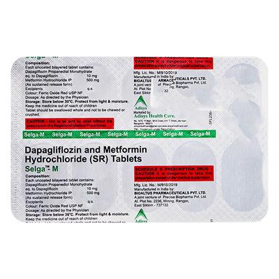 SELGA M Tablet 10's - Diabetes-Ant