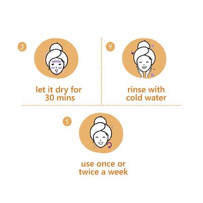 Plum Chamomile and White Tea Glow-Getter Face Mask 60gm - Masks & Peels