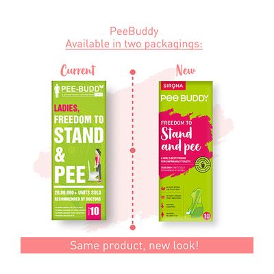 Peebuddy Ladies Stand and Pee Disposable Urination Funnel 10's - Intimate Care