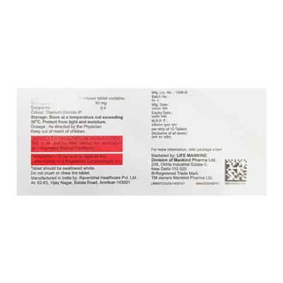 DYDROBOON 30 SR Tablet 10's - Hormonal Therapy-Oes