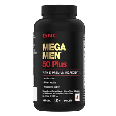GNC Mega Men 50 Plus Tablet 120's - Multi-Vitamins