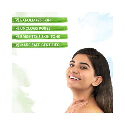 Mamaearth Rice Face Scrub with Rice Water & Niacinamide for Glass Skin B3+ 100gm - Scrubs & Exfoliants