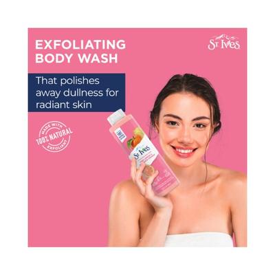 St. Ives Exfoliating Body Wash - Pink Lemon extracts 650 ml - Shower Gels & Body Wash
