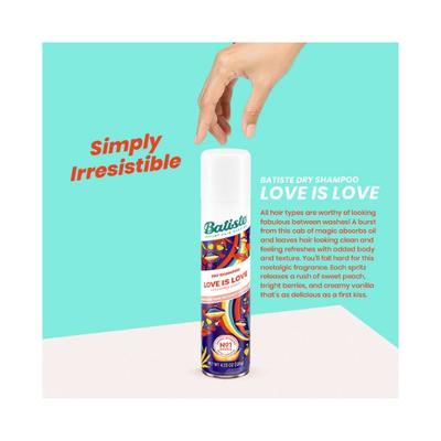 Batiste Dry Shampoo LOVE IS LOVE 200 ml - Dry Shampoos & Conditioners