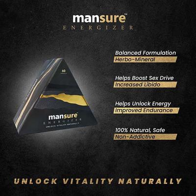 ManSure ENERGIZER for Men's Health - 1 Pack (60 Capsules) 1's - Sexual Care