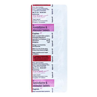 CUPINE AT Tablet 10's - Hypertension-Cal