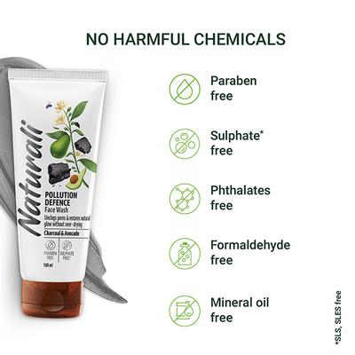 Naturali Pollution Defence Face Wash Face Wash Face Washes 100 ml - Face Washes