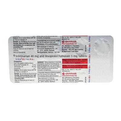 TELMA BS 5 Tablet 10's - Hypertension-Ana
