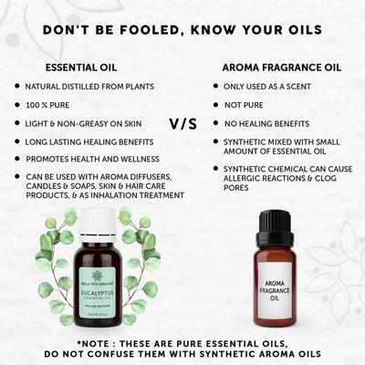 Bella Vita Organic Eucalyptus Essential Oil 15 ml - Massage Oils