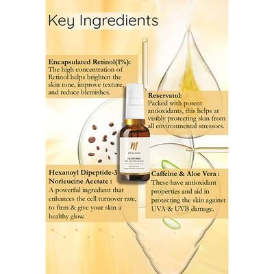 MyGlamm 1% Retinol Age-Defying Serum 1 gm - Face Gels