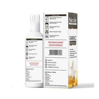 Haironic Garlic Hair Oil 100 ml - Hair Oils