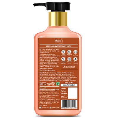 St.Botanica Body Wash - Peach & Avocado 250 ml - Shower Gels & Body Wash