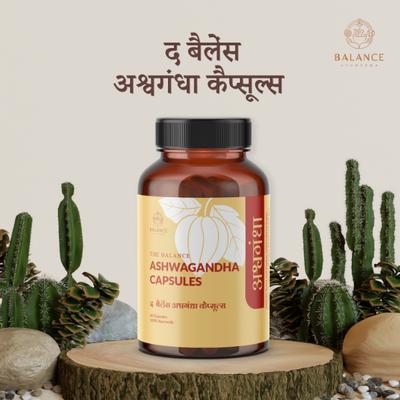 Balance Ayurveda The Balance Ashwagandha Capsules 60's - Speciality Medicines