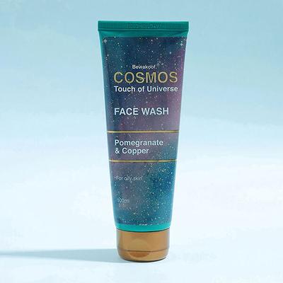 Cosmos by Bewakoof Oil-Free Face Wash Powered By Pomegranate & Copper 100 ml - Scrubs & Exfoliants