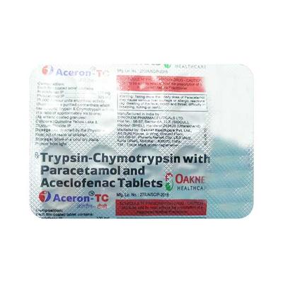 Aceron TC Tablet 10'S - Pain relief-Nsa