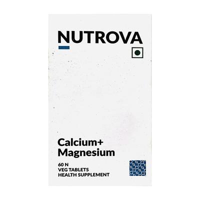 NUTROVA CALCIUM + MAGNESIUM VEG Tablet 60's - Supplements-Cal