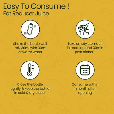 Krishna's Herbal & Ayurveda Fat Reducer Juice 1000 ml - Ayurvedic Juices