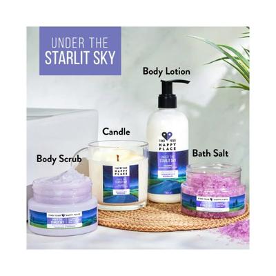 Find Your Happy Place Under The Starlit Sky Bath & Foot Soak Salt Chamomile & Rosemary 250 gm - Bath Salts