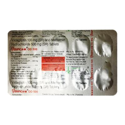 VERIFICA M OD 500 Tablet 10's - Diabetes-Ant