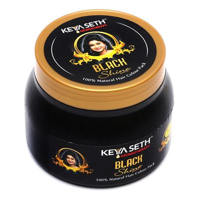 Keya Seth Aromatherapy Black Shine Hair Pack 100 gm - Hair Masks & Packs