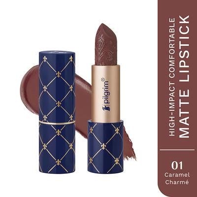 Pilgrim Oh So Creme Lightweight Pigmented Bullet Lipstick Caramel Charme-01 4 g - Lipsticks
