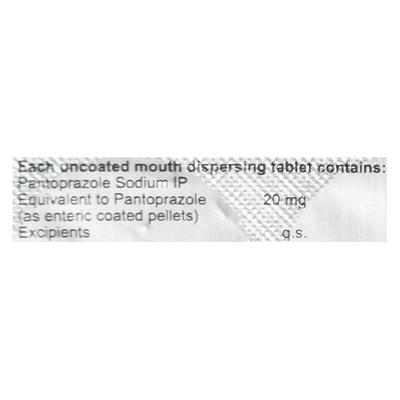 Pan Junior Mouth Dispersing 20mg Tablet 10'S - Ulcer/Reflux/Flatulence-Aaa