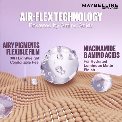 Maybelline New York Super Stay Lumi Matte Liquid Foundation, 30HR Long Lasting, 120 18 ml - Foundation