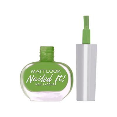 Matt Look Nailed It Nail Polish, Chip Free, Quick Dry, Longer Stay, Highly Pigmented Lacquer, Natural Finish , Olive You 03 10 ml - Nail Polish