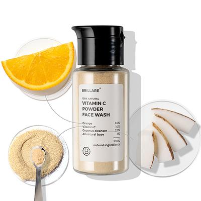 Brillare Vitamin C Powder Face Wash For Glowing, Bright Looking Skin 15 gm - Face Wash & Cleansers