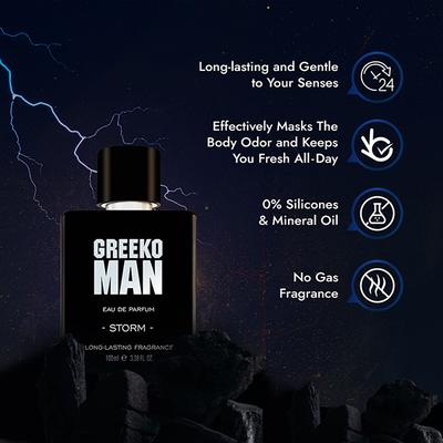 Greeko Man Perfume For Men (Storm) 100 ml - Men Perfumes (Edt/Edp)
