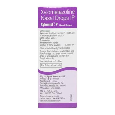 Xylomist P Nasal Drops 10ml - Nasal Congestion-Nas