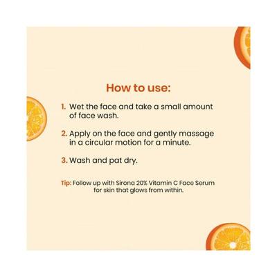 Sirona Vitamin C Face Wash 15 ml - Face Wash & Cleansers