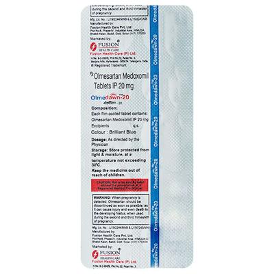 OLMEDAWN 20 Tablet 10's - Hypertension-Ang