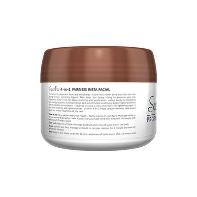 Spantra 4 in 1 Fairness Insta Facial includes Cleanser 500 gm - Facial Kits