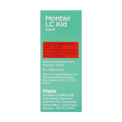 Montair LC Kid Syrup 60ml - Allergies-Ant